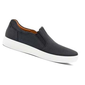 Ecco Soft 7 Slip-on Casual Skor Herr Svarta Grå | SE 482NWY